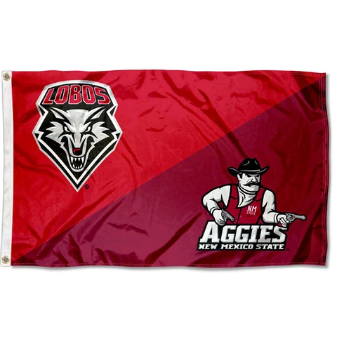 New Mexico vs. New Mexico State House Divided 3x5 Flag and Banner Cover