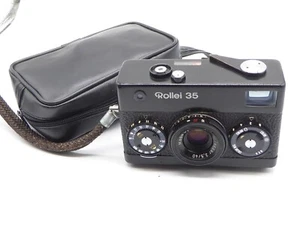 CÁMARA DE PELÍCULA Rollei 35 con lente Tessar 40 mm F/3,5 y estuche original reparado 23 de febrero - Imagen 1 de 12