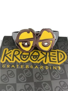 Sold Out Online! Krooked Skateboarding Unisex Double Finger Ring. 9.5/10.5 - Picture 1 of 12