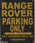 RANGE ROVER PARKING METAL SIGN RUSTIC VINTAGE STYLE6x8in 20x15cm garageART 