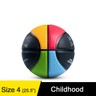 Kuangmi Olympic Colors Basketball Size 4 ball for Child Kids Boys Girls