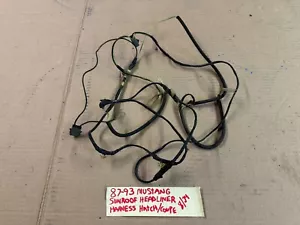 87-93 Ford Mustang Sunroof Headliner Harness Interior Dome Light Factory COBRA - Picture 1 of 7
