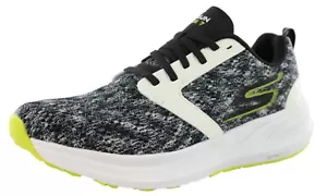 SKECHERS MEN'S GO RUN RIDE 7 NIGH OWL 55225WBK HIGH VISIBILITY RUNNING SHOES - Picture 1 of 5