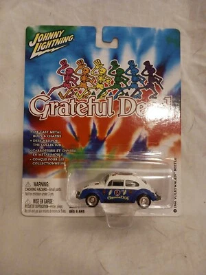 JOHNNY LIGHTNING GRATEFUL DEAD BLUE 1966 VOLKSWAGEN BEETLE BUG NIP - Image 1 of 2