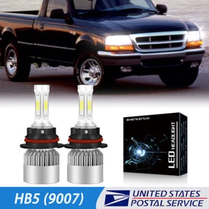 Kit de bombillas de haz bajo 9007 para Ford Ranger 1993-2001- 2X 6000K faros LED - Imagen 1 de 7
