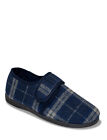cushion walk wide fit touch fasten slipper  by  Chums