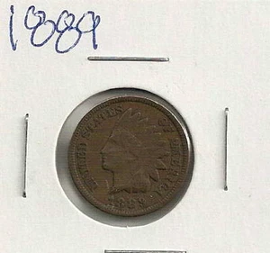 1889 Indian Cent : Very Fine - Picture 1 of 2