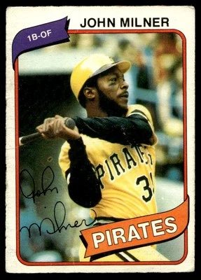 1980 O-Pee-Chee John Milner Pittsburgh Pirates #38 - Image 1 of 2