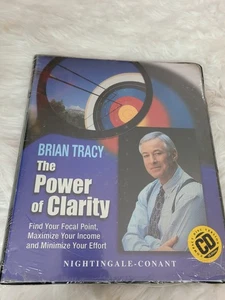 Brian Tracy The Power Of Clarity CD Set Nightingale Conant New Selaed Part Torn - Picture 1 of 3