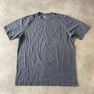 Carhartt Pocket T-Shirt Mens 2XL Original Fit Tall Classic Tee, Grey - Picture 1 of 7