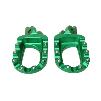 Reposapiés verdes reposapiés para Kawasaki KX80/85/100 1998-19 KX500 1988-04 Foto 1 de 4