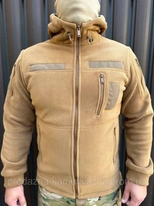 Fleece coyote with hood / fleece hizhak with hood / fleece NGU hizhak / fleece - Picture 1 of 8