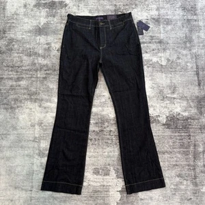 NYDJ Trousers Bootcut High Rise Basic Dark Wash Jean Pants Style Women’s Size 12 - Picture 1 of 9