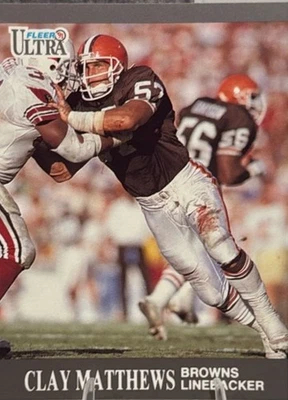 1991 Ultra #31 Clay Matthews - Image 1 of 2