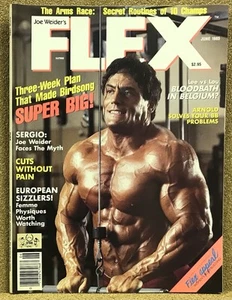 FLEX Magazin! Juni 1985 Vol.3 #3 Bob Birdsong Cover! Joe Weider - Bild 1 von 2
