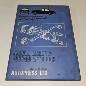 Workshop Manual Jaguar Mark 1, 2 1955-69 Autobook Autopress Ltd Kenneth Ball - Picture 1 of 5