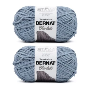 Blanket Gray Blue Yarn - 2 Pack of 300g/10.5oz - Polyester - 6 Super Bulky - ... - Picture 1 of 8