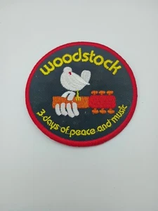 NOS 3" inch Woodstock Clothing Patches Multi Colored -UNUSED - Picture 1 of 4