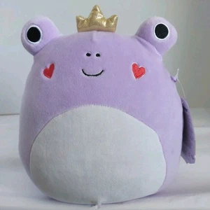 Peluche Squishmallows 8" Francine ~ The Purple *Princesa* Frog Edición Limitada  - Imagen 1 de 9