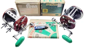 Carretes Penn 500L Jigmaster Vintage en caja - lote de 2 unidades - Imagen 1 de 15