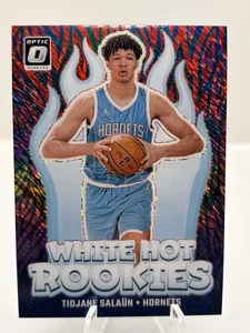 2024-25 Donruss Optic Tidjane Salaun White Hot Rookies Blue/red Shimmer /75 - Bild 1 von 2