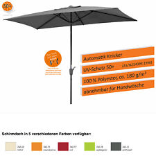 Schneider Schirme Tunis Sonnenschirm 270 x 150 cm eckig 5 Farben Mittelmastschir
