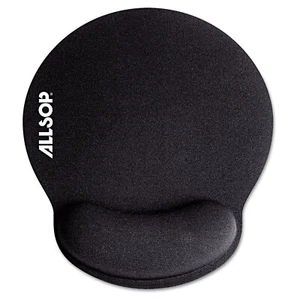 Allsop MousePad Pro Memory Foam Mauspad mit Handballenauflage 9 x 10 x 1 schwarz 30203 - Bild 1 von 2