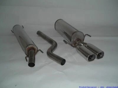 Instalación FMS 3 pulgadas 76 mm acero inoxidable Opel Astra G Coupe + descapotable 2.0l 16V turbo - Imagen 1 de 4