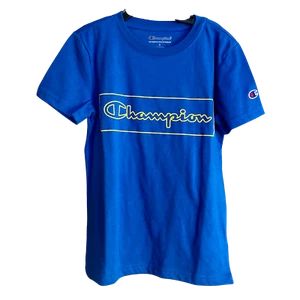 Champion Shirt Boys Small Graphic T-Shirt - Crew Neck - Picture 1 of 5