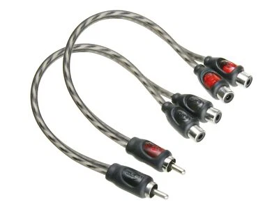 ACV Cinch-Y-Adapter 1 Stecker auf 2 Buchsen 0,30 m 30.4970-201