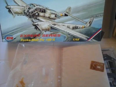 FOCKE-WULF FW 189A 1/48 SCALE MPM MODEL+RESIN+PHOTOETCHED+WHITE METAL PARTS  - Immagine 1 di 4