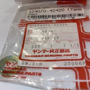 YANMAR MARINE ENGINE,WASHER,P/N 124070-42420. - Picture 1 of 3