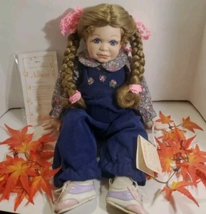 Muñeca de porcelana Allison 1992 vintage colección Diane Schurig Hamilton numerada - Imagen 1 de 24