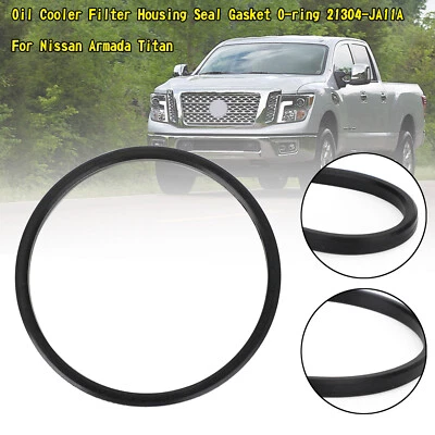 Oil Cooler Filter Housing Seal Gasket O-ring 21304-JA11AFor Nissan Armada Titan. - Image 1 of 4