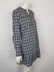 Whistles Seersucker Flippy Check Dress UK 10 Blue Casual Womens Gift Idea BN - Picture 1 of 13