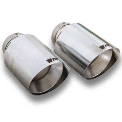 Remus Endrohr Set mit neuem Remus Logo li re je 1 Endrohr Ø 102 mm schräg - Bild 1 von 4