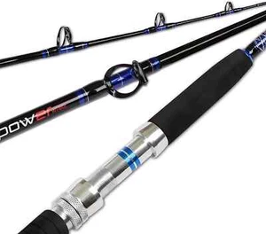 1Pc 2Pc Saltwater Offshore Trolling Rod Big Game Conventional Boat Fishing Pole - Picture 1 of 15