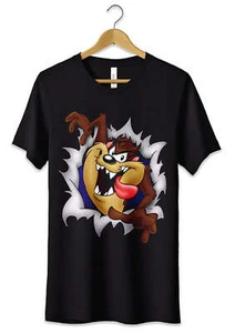 T-Shirt Maglietta Taz Diavolo della Tasmania Looney Tunes Tshirt Cartoni Animati - Picture 1 of 2