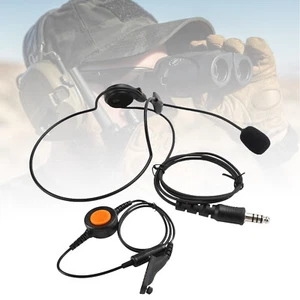 7.1-C7 Rear Mount Big Plug Tactical Headset per XPR6300 XPR6350 XPR6380 6500 H7 - Zdjęcie 1 z 18