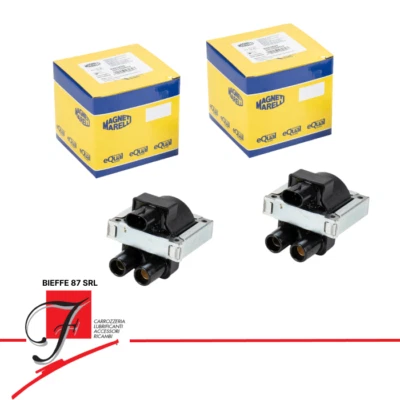 BAEQ029 KIT 2 BOBINE 1°IMPIANTO FIAT PANDA 900 1000 1100 1200 TEMPRA TIPO 1800 - Immagine 1 di 4