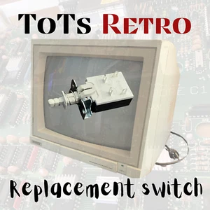 Commodore 1084 1901 Interruttore di alimentazione di ricambio Magnavox 8CM515 Philips CM8833+ - Foto 1 di 5