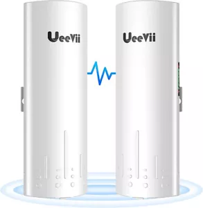 Ueevii CPE450 3KM 300Mbps Wireless Bridge Outdoor CPE WiFi Point to Point 14dBi - Picture 1 of 9