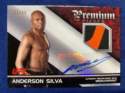 UFC 2012 ANDERSON "Spider" SILVA Topps Knockout Premium Pieces #85/88 - Image 1 of 2