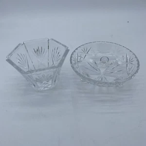 Paar Kristall Bonbonieren - Bild 1 von 5