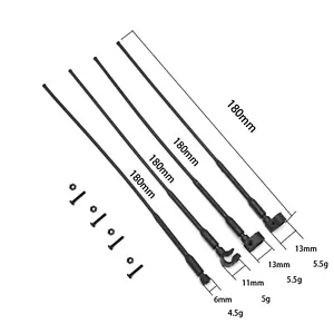 1:10 1:8 Simulazione antenna nylon parte linea segnale decorativa per auto RC - Foto 1 di 9