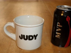 "JUDY" [ NAME VON: "JUDY" ], Keramik Kaffeetasse / Becher, VINTAGE - Bild 1 von 9