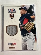 K109,857 - 2014 USA Baseball 15U National Team Jerseys #51 Royce Lewis #/99