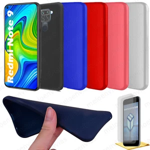 Funda carcasa XIAOMI REDMI NOTE 9 + 2 PROTECTORES PANTALLA GEL TPU Mate Colores - Imagen 1 de 6