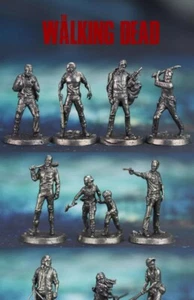 Metal Board Game Chess Walking Dead Mini Figure Collectible Statue Figurine - Picture 1 of 29