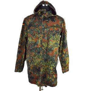 Bundeswehr Flecktarn Militär Parka Jacke GR7 Large Regular Kapuze - Bild 1 von 14
